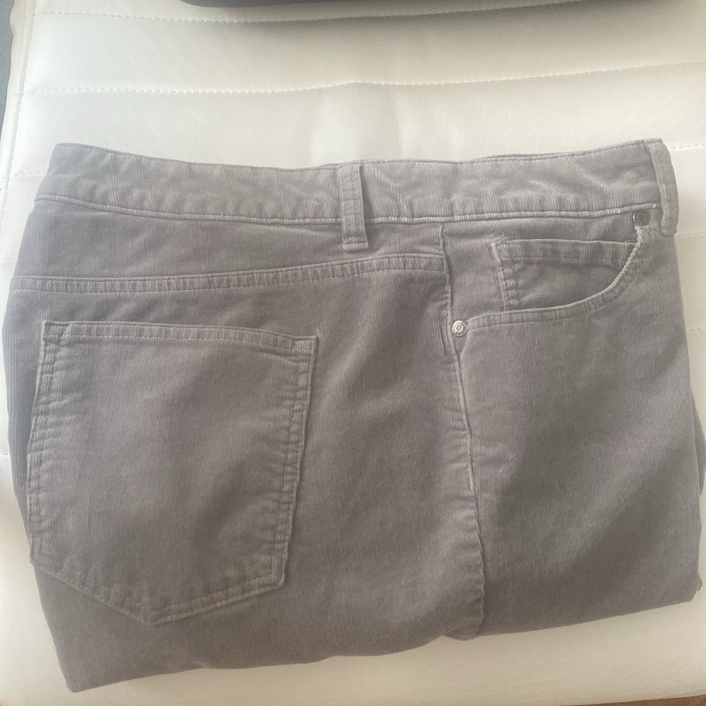 Talbots petite grey corduroy pants